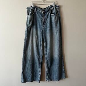 Wide leg jeans size 36x34
